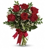 Thoughts of You Bouquet with Red Roses