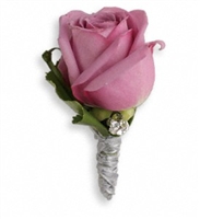 Roses and Ribbons Boutonniere